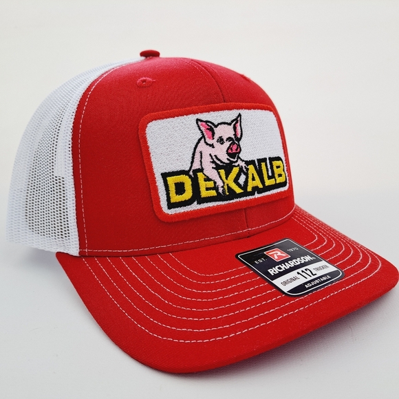Dekalb Richardson 112 Trucker Cap Hat Mesh Snapback Textured Patch - Picture 3 of 4